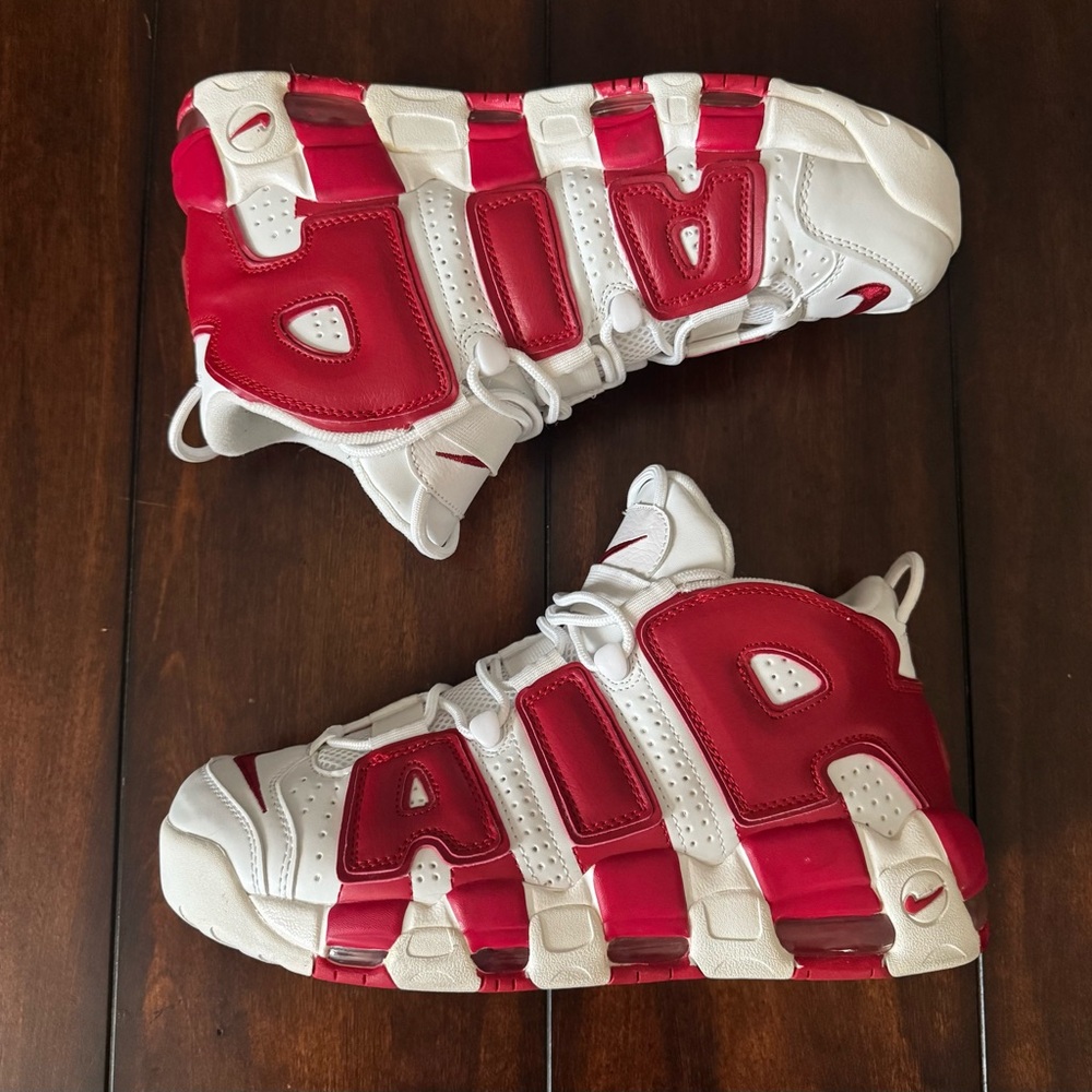 Nike Air More Uptempo Men’s 10 Varsity Red - Picture 4 of 11